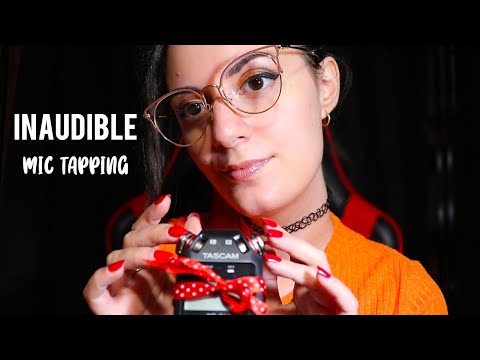 ASMR Español- SUSURROS INAUDIBLES + Mic Tapping con TASCAM |Brain Melting 🧠| EL ASMR