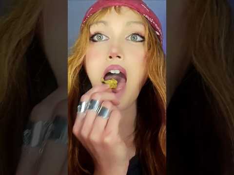 Tasting snack from different parts of the world part 1 ASMR #asmr #asmreating #snacks #youtubeshorts