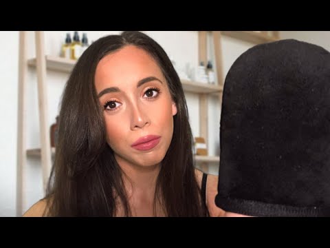 ASMR SPA FACIAL RP | 25DaysOfASMR | Day 18