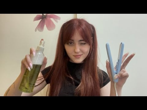 АСМР сделаю тебе укладку на вечеринку 🤍🪩