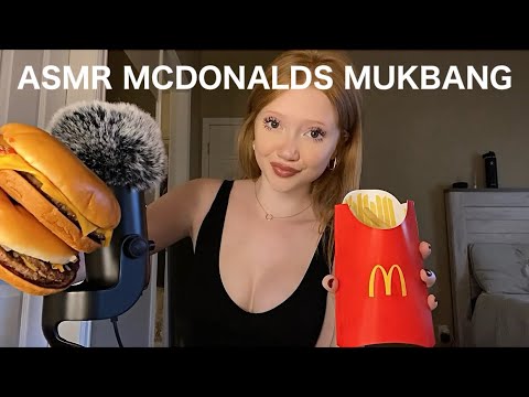 ASMR Mcdonald’s Mukbang