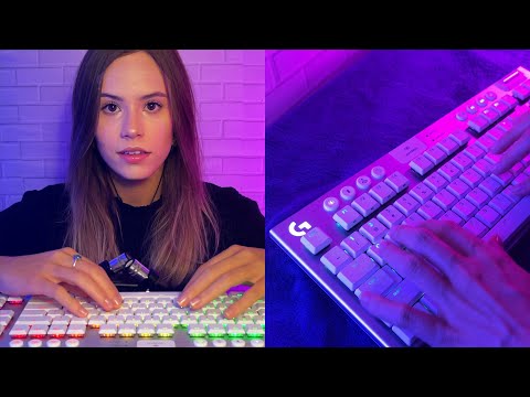 ASMR O SOM DESSE TECLADO CAUSA ARREPIOS