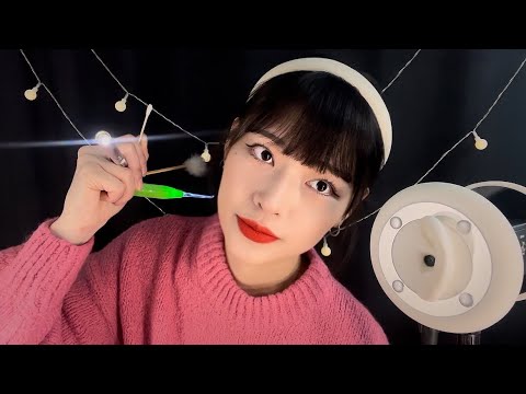 No talking 건조한 귀청소 ASMR | dry earcleaning | 귀마사지 | ear massage