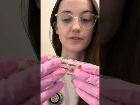 ASMR Treating Your Wound 🩹 #waitforit  #asmr #asmrdoctor