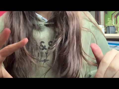 *ASMR* whisper ramble en español (hand sounds and mouth sounds) -- lofi asmr (-ω- )