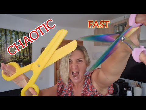 ASMR Fast Aggressive Chaotic Haircut | Lofi Vibes #asmr #relax #lofi #fastmouthsounds