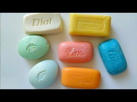 Dry Soap carving ASMR\ relaxing sounds\ No talking. Satisfying ASMR video\ Cutting soap