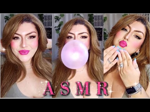 ASMR (Up-Close Whisper) Bubble Gum Chewing