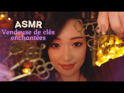ASMR 🗝🧙🏻‍♀️ Vendeuse de clés enchantées 🔮 Bienvenue chez Vanukey ! (roleplay)🍁