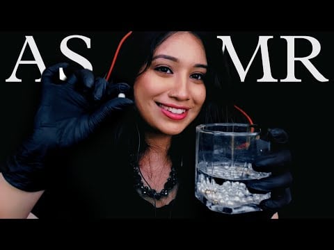 ASMR | Pearl Sounds With Gloves 🧤 | Hand Movements, Water💧Sounds, Glove Sounds | THE VJ ASMR