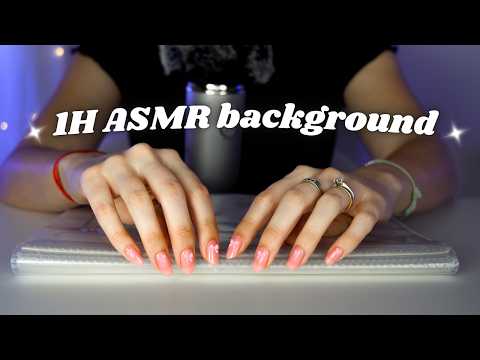 1hour ASMR background | to study, work, sleep