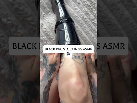 #asmr PVC Stockings ASMR ✨ Crinkle Sounds #pvc