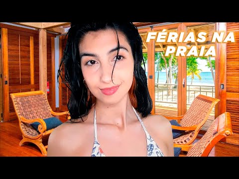 ASMR Viajando com você para a casa de praia 🏖️ | Roleplay português