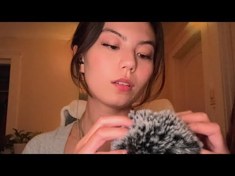 ASMR EXTRA Crinkly Fluffy Mic Scratching 