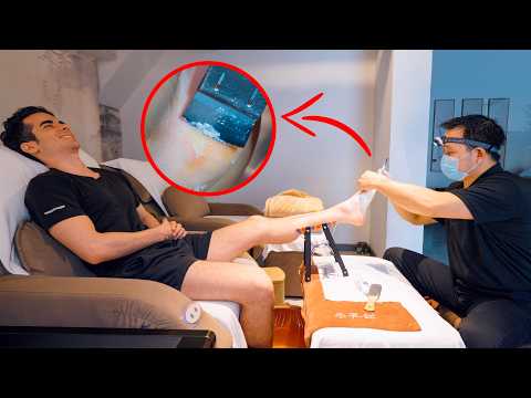ASMR: Satisfying Traditional Chinese Foot Pedicure & Scraping Massage