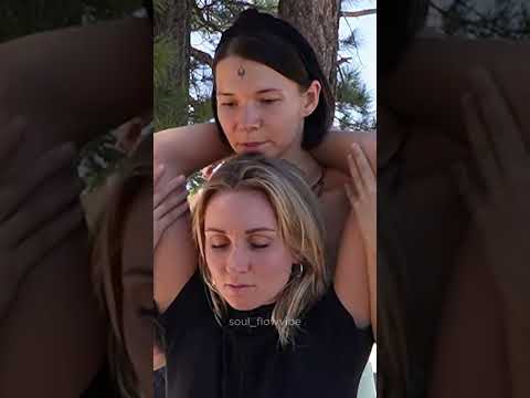 receiving Soul massage outside