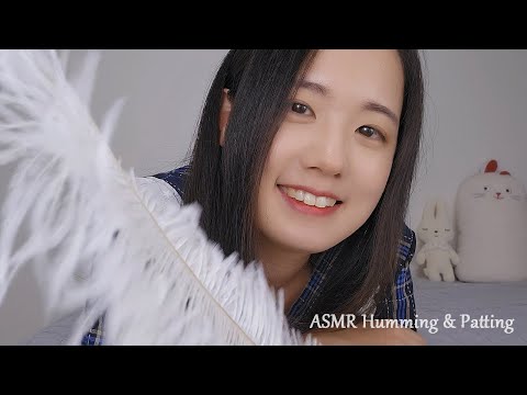 ASMR Humming & Brushing you😊 Layered Sound Mic Touching, Tapping, Patting, Soft Singing, 2 Hours