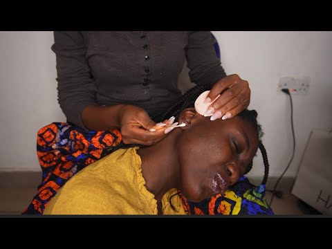 ASMR EAR CLEANING AND NITPICKING FOR DEEP SLEEP 😴 