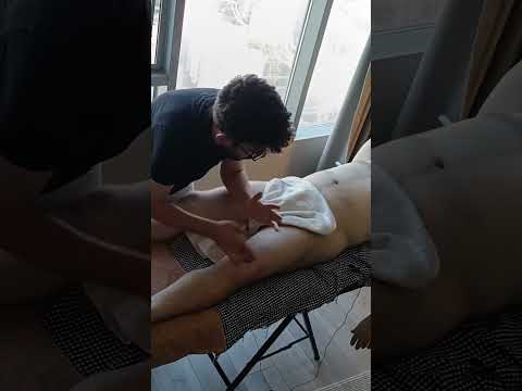 DEEP RELAXING AFTER SPORTS MASSAGE THERAPY #satisfying #relaxing #asmr #shorts