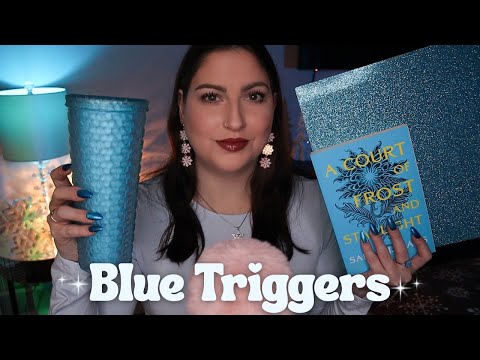 ASMR Blue Triggers for January ❄️🩵