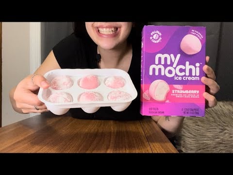 MOCHI ICE CREAM ASMR *INTENSE EATING SOUNDS*