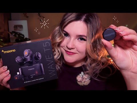 АСМР Мурашечный обзор на петличный микрофон Maono Wave T5
