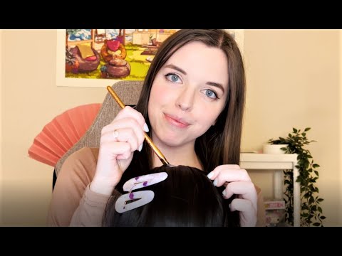 Hair and Scalp Treatment & Massage 🎀(ASMR) | Hair Brushing