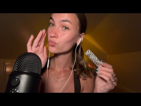 ASMR Pure Gum Chewing - No Talking and Up Close Mouth Sounds