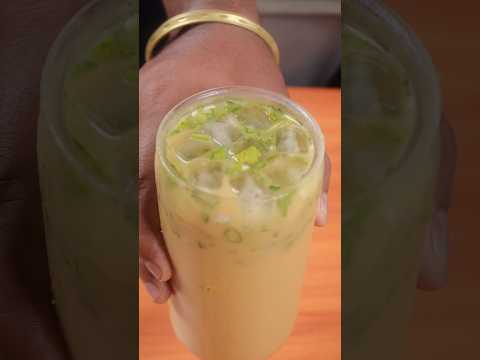 🥶 ASMR Sattu Drink 🧊 | Instant Summer Cooler 🌿 | Desi Protein Drink | No Talking #shorts #asmr