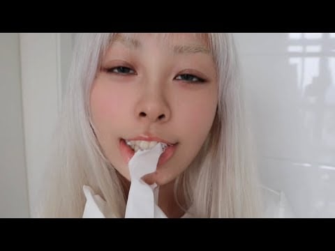ASMR 3 type of paper triggers & chewing