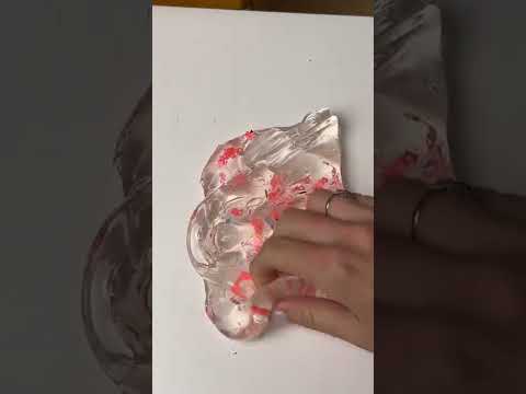 ASMR decorando clear slime #shorts