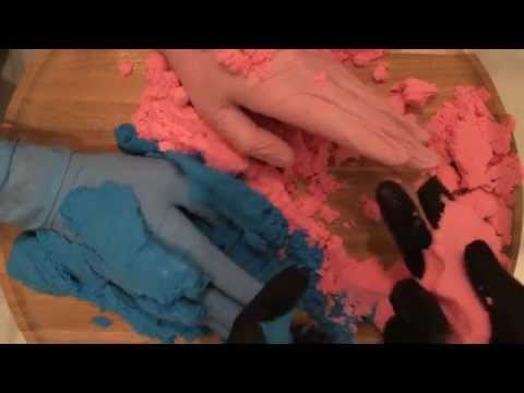 Latex Gloves👐 in Black♥Pink♥Blue_(⌒( ु`ω、) ु zzZz [[ASMR]]