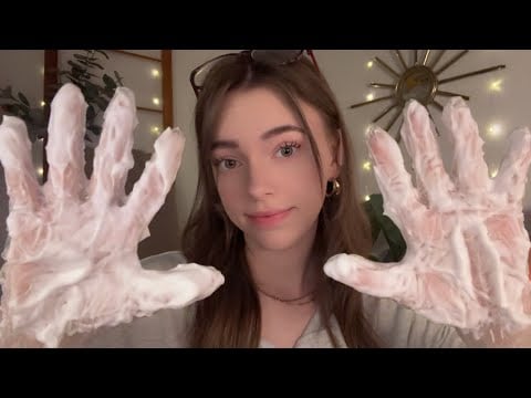 50 Minute ASMR Spa & Scalp Treatment 🫧 (acupuncture, red light therapy, scalp massage+)
