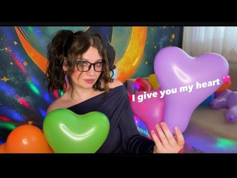 ASMR Balloons Small But Mighty | Blowing Up And Popping Sounds 💜💜