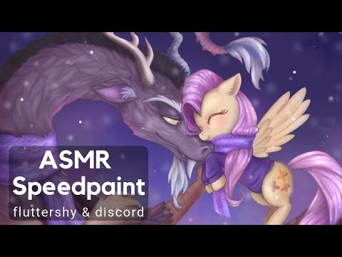 ASMR - SPEEDPAINT ~ Soft Spoken Voicover of My Digital Painting ~