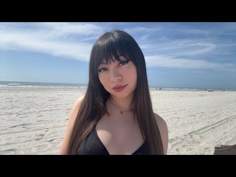 ASMR at the Beach | Mouth Sounds + Visuals 