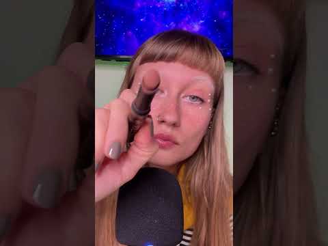 ASMR make over with sticky lipgloss