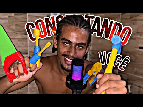 ASMR CONSERTANDO VOCÊ DAS ENERGIAS NEGATIVAS DO DIA A DIA 🤗 #asmr