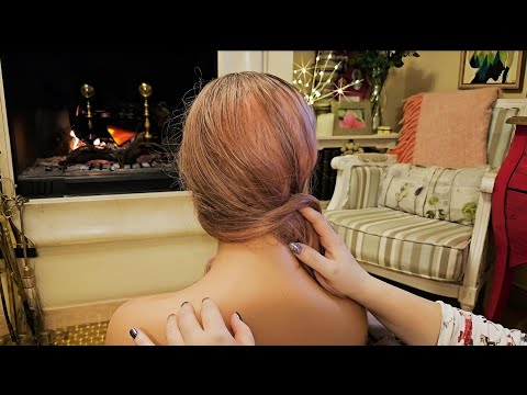 Cozy Fireplace ASMR ✨ Gentle Touch & Relaxing Sounds on a Mannequin | No Talking