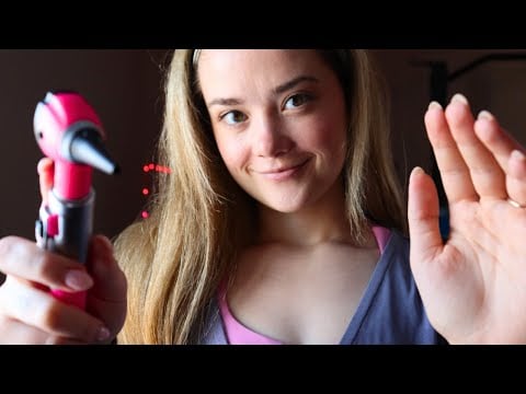 ASMR EXERCISE For Your EARS! Roleplay, Massage, Otoscope