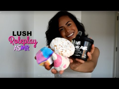 ASMR | Lush Roleplay | Bath Bomb, Massage Bars, Ear Rubs, Shower Scrubs | SoothingSensations ASMR|