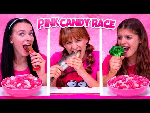 ASMR Eating Only Pink Food VS Honey Jelly Best Compilation