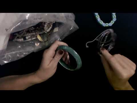 ASMR | Goodwill Jewelry Bag Show & Tell 8-31-2022 (Soft Spoken)