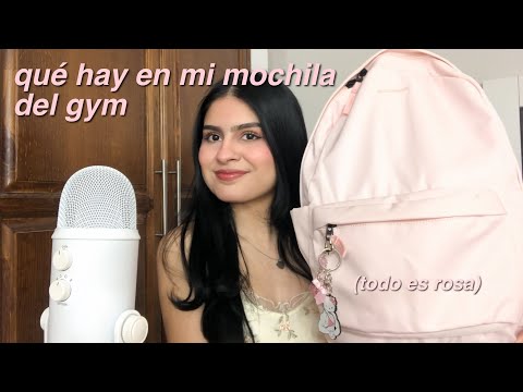 asmr | contándoles qué cosas llevo al gym