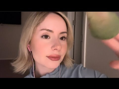 Asmr doing your makeup up-close ✨lots of clicky whispers✨