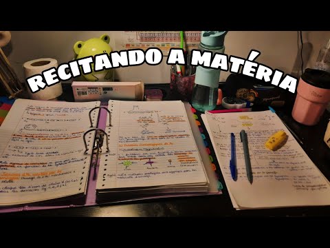 ASMR ESTUDE IMUNOLOGIA COMIGO🧪✨️
