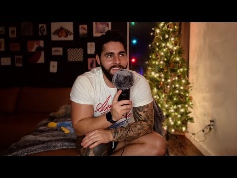 ASMR Cozy Ramble And Reflecting On The Year - Male Whispers