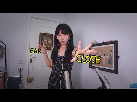 ASMR 由遠到近Far to Close Mouth Sounds & Trigger Words(觸發詞,口腔音,摩擦肌膚)