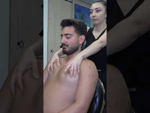 Lady Tugba So Tingle Chest Massage And Washing #asmr #hairwash #chestmassage #sleep #relax #pijat