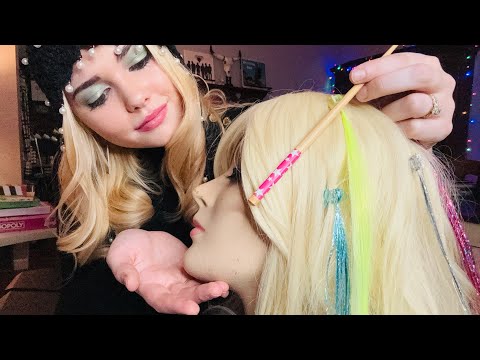 Hair Play ASMR 💕 Clips, Sectioning, Combing 